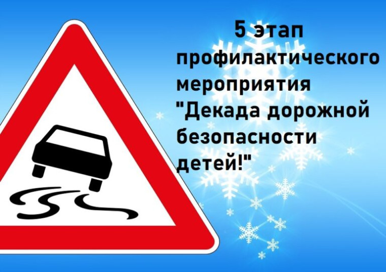 5-й этап "Декады дорожной безопасности детей".